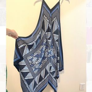 Nic + Zoe Handkerchief Dress, Bandana Pattern, Size L